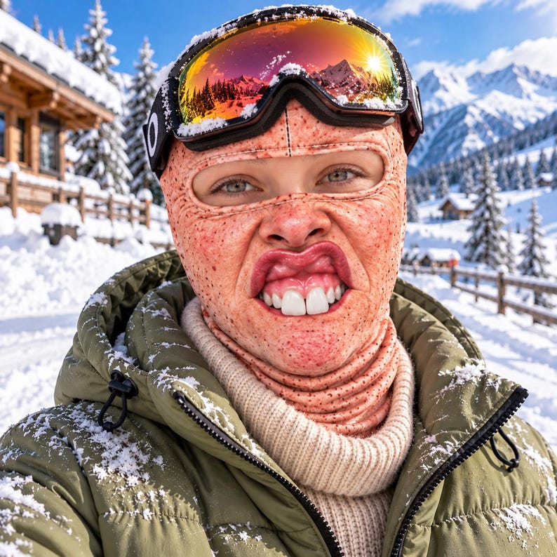 MollyTee Funny Ski Mask Balaclava Face Mask (5 types)