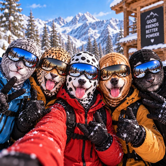 MollyTee Funny Animal Face Balaclava Face Mask (10 animals)