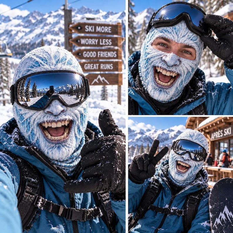 MollyTee Ice Monster Snow Beast Balaclava Mask (6 Types)