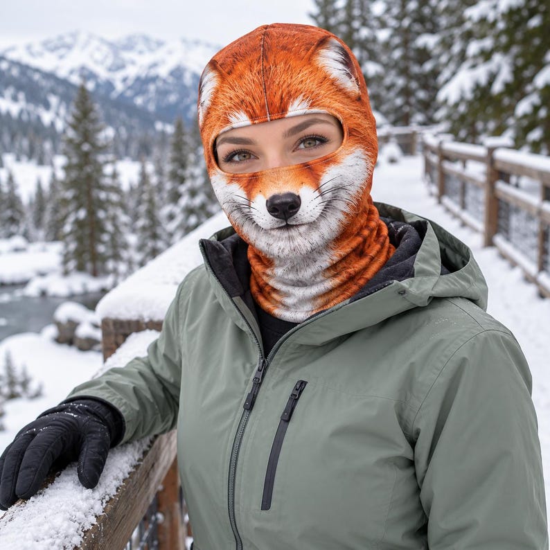 MollyTee Animal Snowboard Mask Balaclava Face Mask (25 animals)