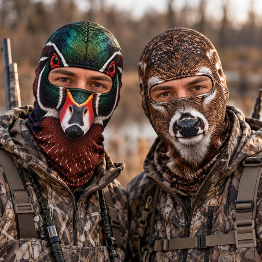 MollyTee Realistic Hunting Camouflage Face Ski Mask Wildlife Animal Print Full Face Balaclava