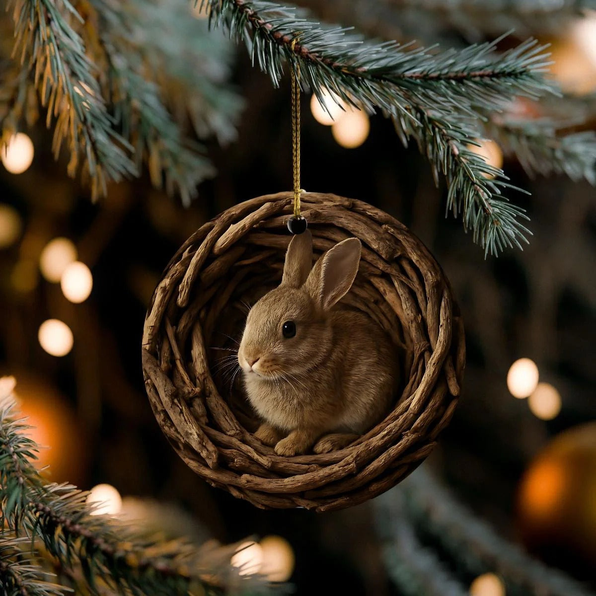 MollyTee Personalized Woodland Hunting Acrylic Christmas Ornament Custom Gift For Hunters 2D Flat - 2-Sided - image 3