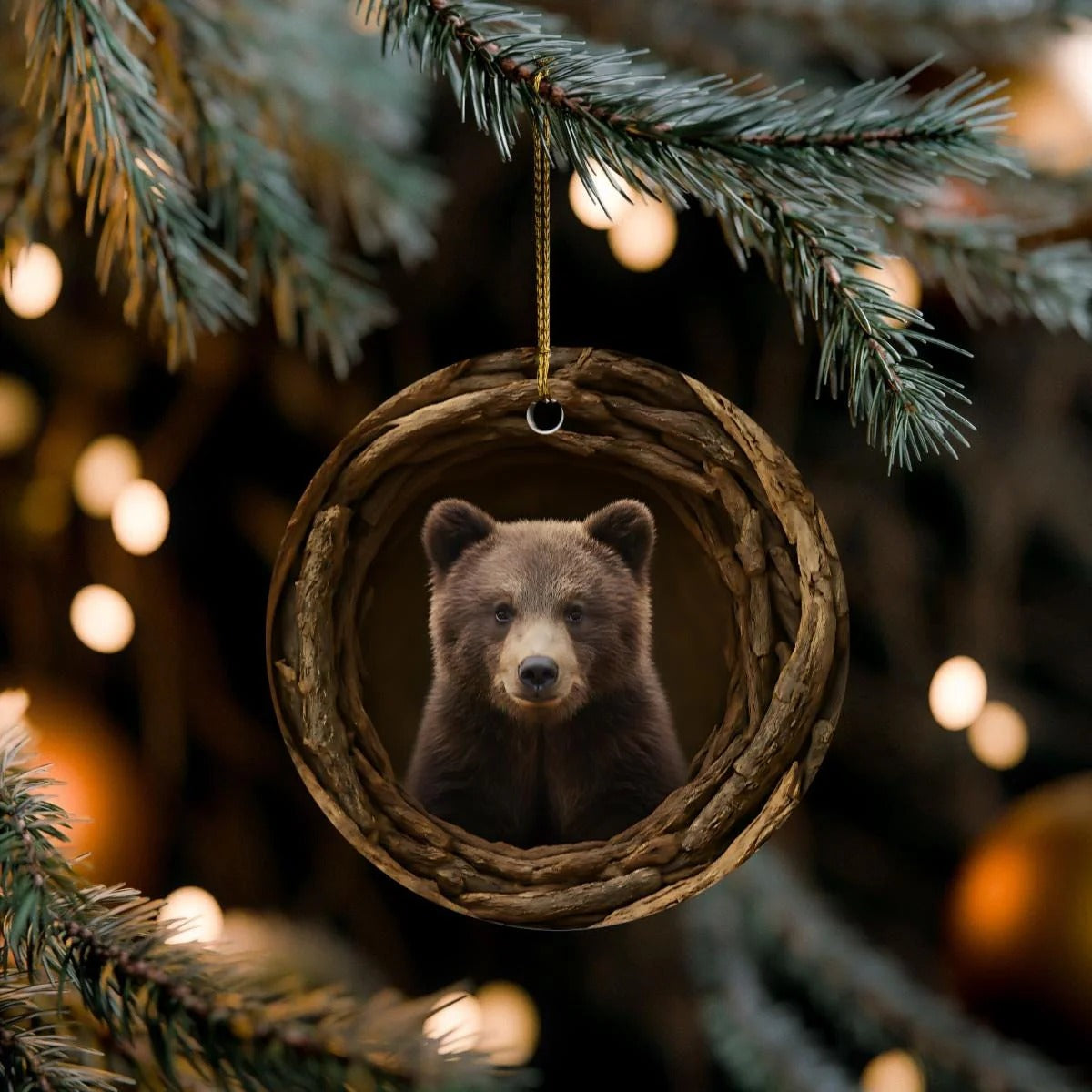 MollyTee Personalized Woodland Hunting Acrylic Christmas Ornament Custom Gift For Hunters 2D Flat - 1-Sided - image 6