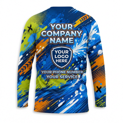 Custom Bleach-Resistant Pressure Washing Uniform Shirt 176