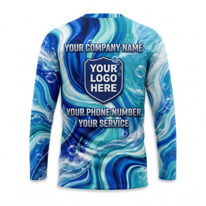 Custom Bleach-Resistant Pressure Washing Uniform Shirt 179