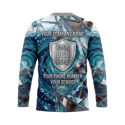 Custom Bleach-Resistant Pressure Washing Uniform Shirt 124