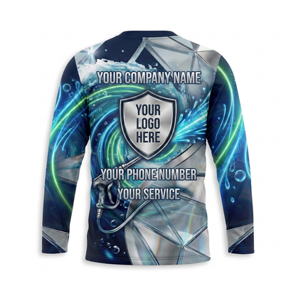 Custom Bleach-Resistant Pressure Washing Uniform Shirt 102
