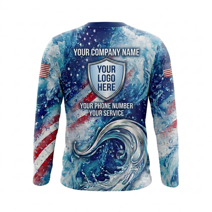 Custom Bleach-Resistant Pressure Washing Uniform Shirt 116