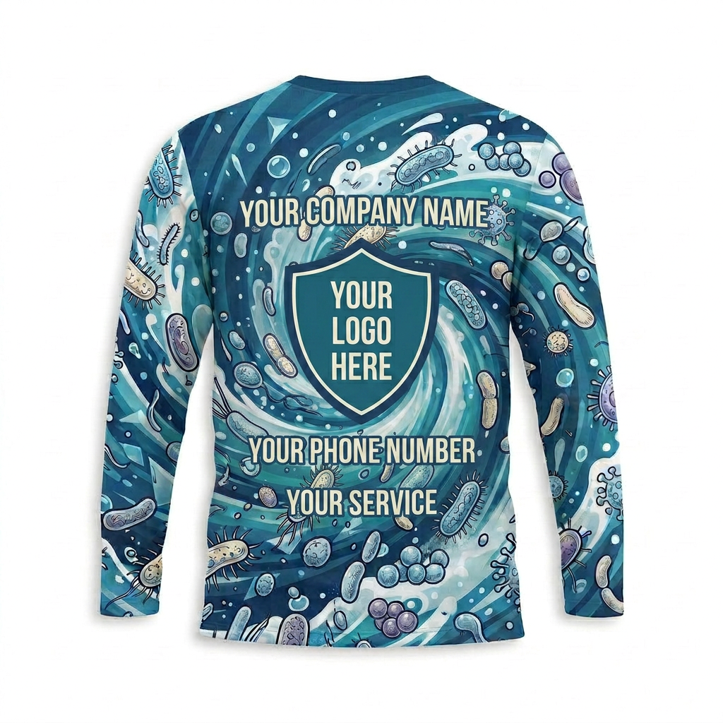 Custom Bleach-Resistant Pressure Washing Uniform Shirt 140