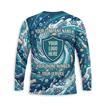 Custom Bleach-Resistant Pressure Washing Uniform Shirt 140