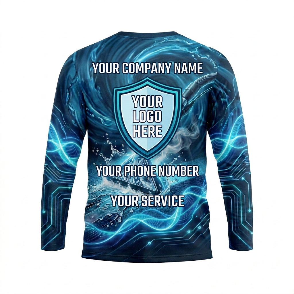 Custom Bleach-Resistant Pressure Washing Uniform Shirt 108