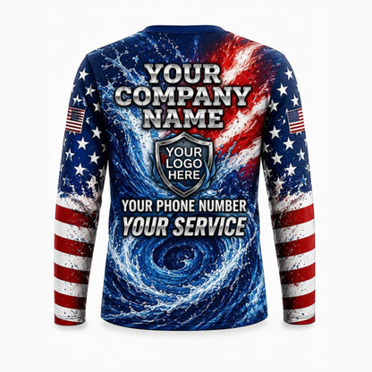 Custom Bleach-Resistant Pressure Washing Uniform Shirt 183