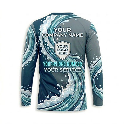 Custom Bleach-Resistant Pressure Washing Uniform Shirt 047