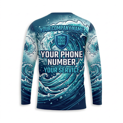 Custom Bleach-Resistant Pressure Washing Uniform Shirt 002