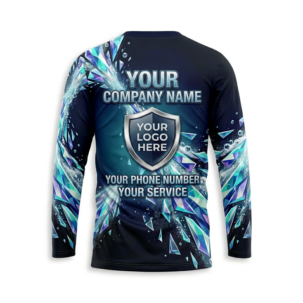 Custom Bleach-Resistant Pressure Washing Uniform Shirt 003