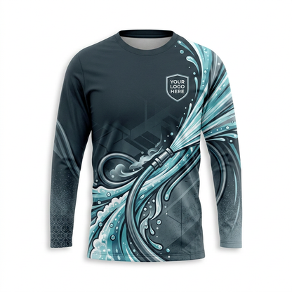 Custom Bleach-Resistant Pressure Washing Uniform Shirt 039