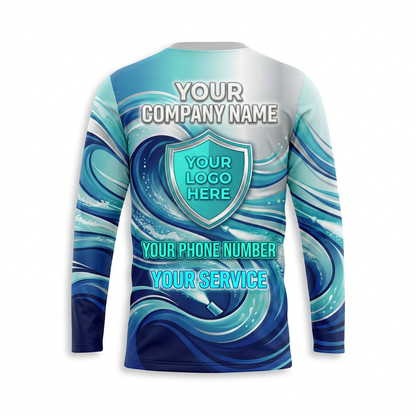 Custom Bleach-Resistant Pressure Washing Uniform Shirt 005