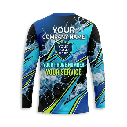 Custom Bleach-Resistant Pressure Washing Uniform Shirt 009