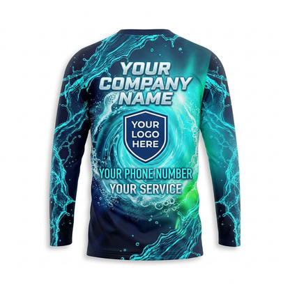 Custom Bleach-Resistant Pressure Washing Uniform Shirt 010