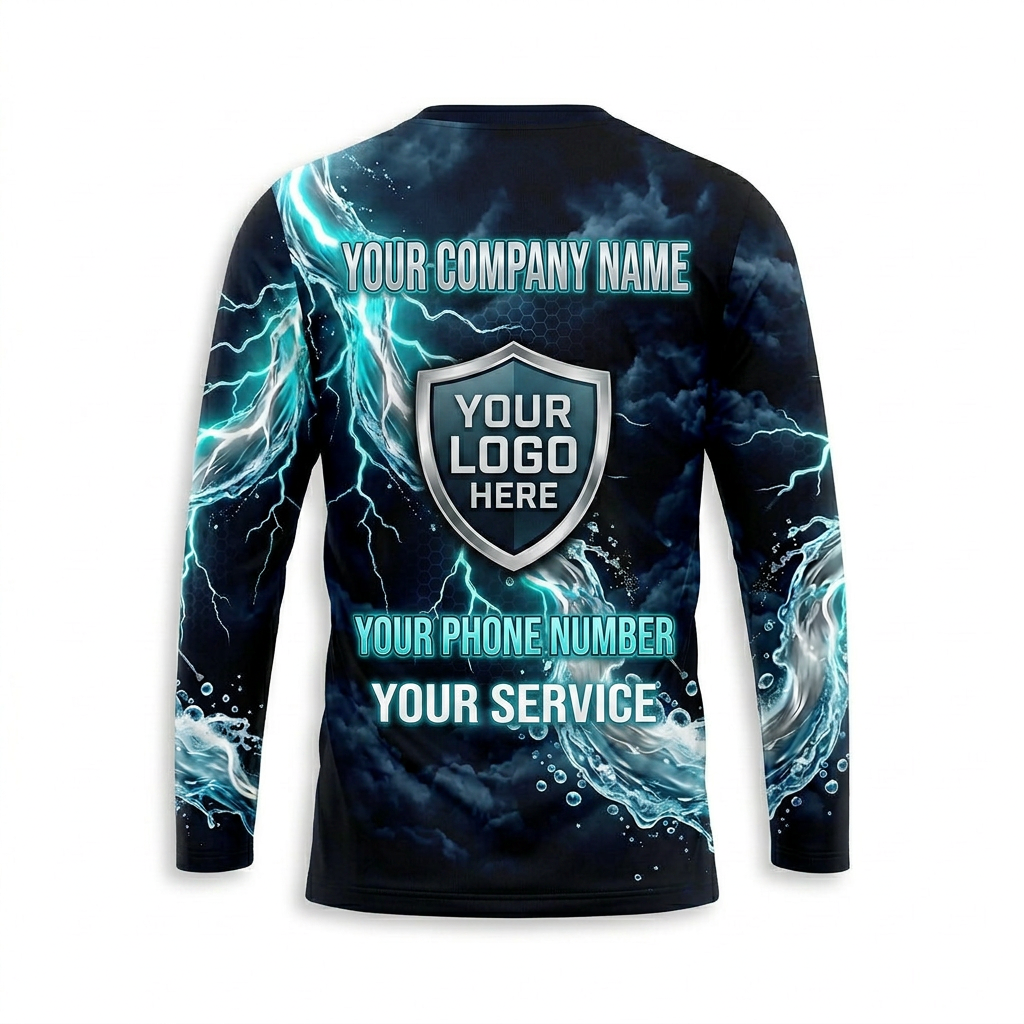 Custom Bleach-Resistant Pressure Washing Uniform Shirt 011