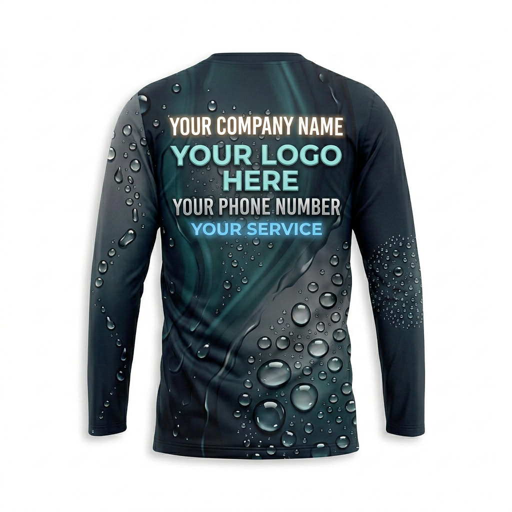 Custom Bleach-Resistant Pressure Washing Uniform Shirt 024