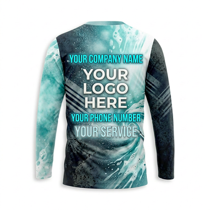 Custom Bleach-Resistant Pressure Washing Uniform Shirt 025