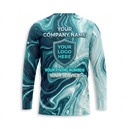 Custom Bleach-Resistant Pressure Washing Uniform Shirt 033