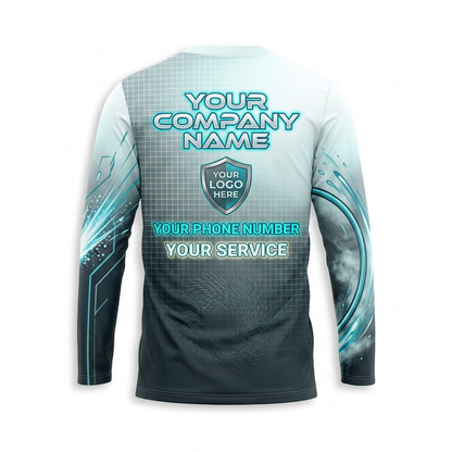 Custom Bleach-Resistant Pressure Washing Uniform Shirt 034