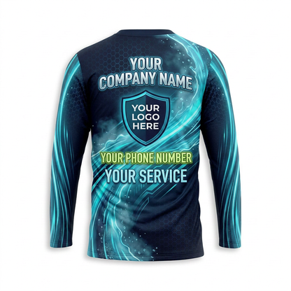 Custom Bleach-Resistant Pressure Washing Uniform Shirt 035