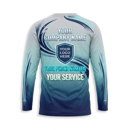 Custom Bleach-Resistant Pressure Washing Uniform Shirt 036