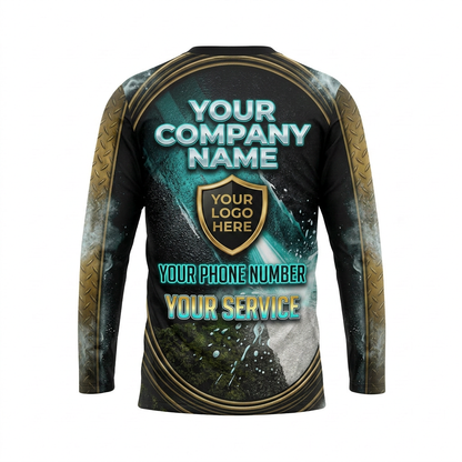 Custom Bleach-Resistant Pressure Washing Uniform Shirt 041
