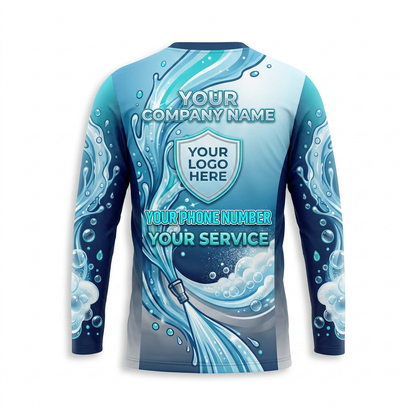 Custom Bleach-Resistant Pressure Washing Uniform Shirt 043