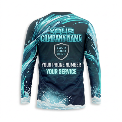Custom Bleach-Resistant Pressure Washing Uniform Shirt 055