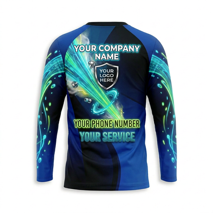 Custom Bleach-Resistant Pressure Washing Uniform Shirt 057