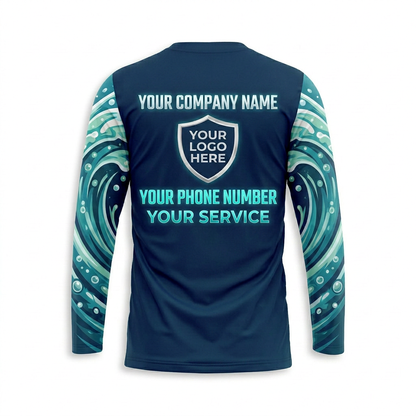 Custom Bleach-Resistant Pressure Washing Uniform Shirt 080