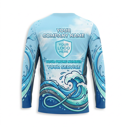 Custom Bleach-Resistant Pressure Washing Uniform Shirt 066