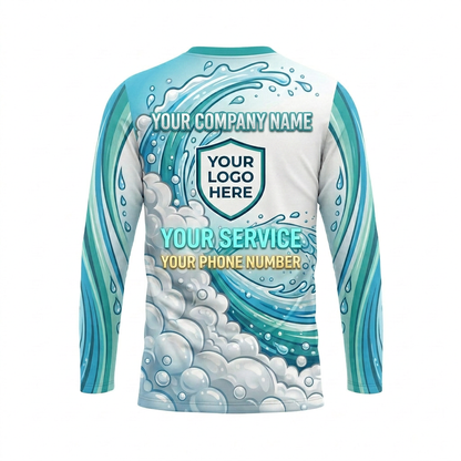 Custom Bleach-Resistant Pressure Washing Uniform Shirt 068