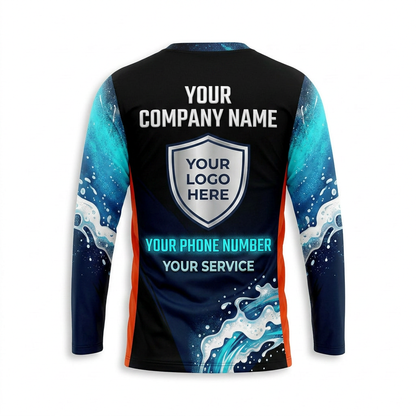 Custom Bleach-Resistant Pressure Washing Uniform Shirt 078