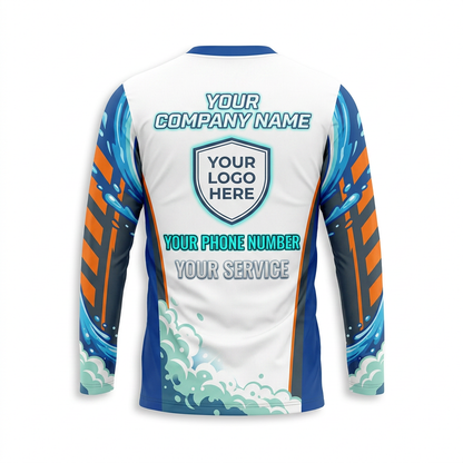 Custom Bleach-Resistant Pressure Washing Uniform Shirt 071