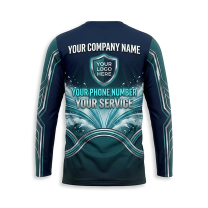 Custom Bleach-Resistant Pressure Washing Uniform Shirt 074