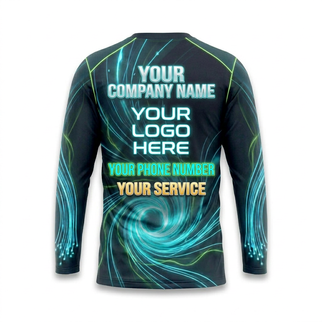 Custom Bleach-Resistant Pressure Washing Uniform Shirt 077