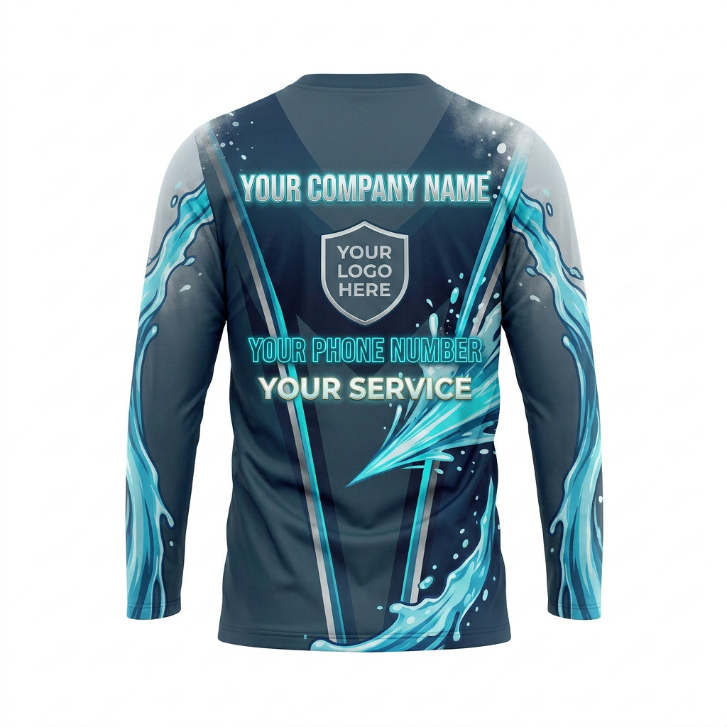 Custom Bleach-Resistant Pressure Washing Uniform Shirt 052
