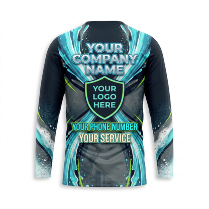 Custom Bleach-Resistant Pressure Washing Uniform Shirt 054