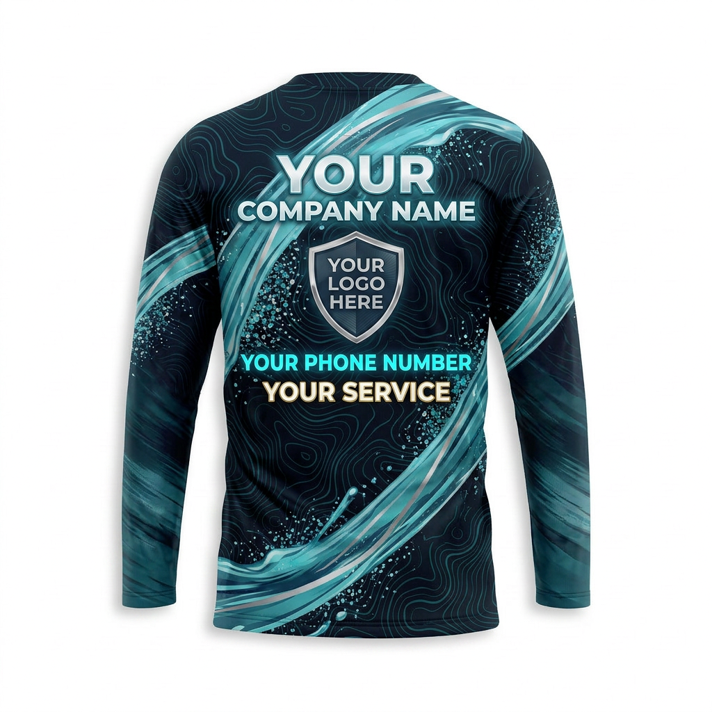 Custom Bleach-Resistant Pressure Washing Uniform Shirt 081