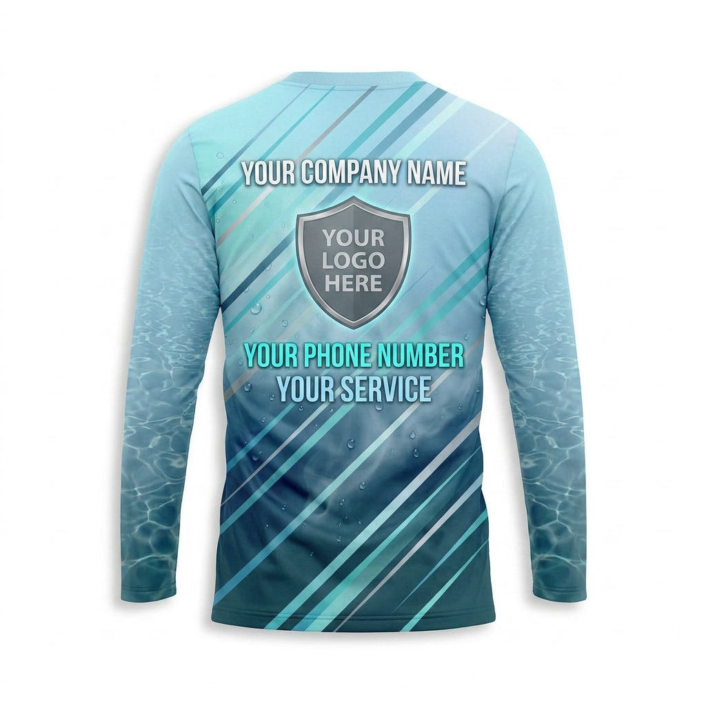 Custom Bleach-Resistant Pressure Washing Uniform Shirt 083