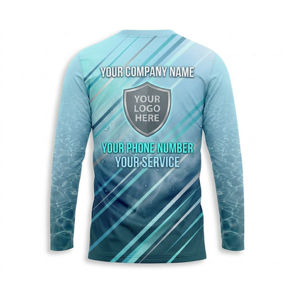 Custom Bleach-Resistant Pressure Washing Uniform Shirt 083