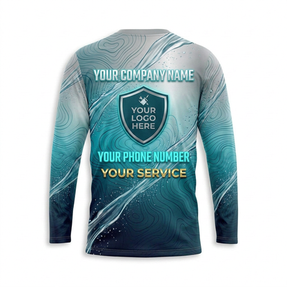 Custom Bleach-Resistant Pressure Washing Uniform Shirt 084