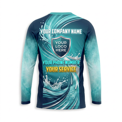 Custom Bleach-Resistant Pressure Washing Uniform Shirt 085