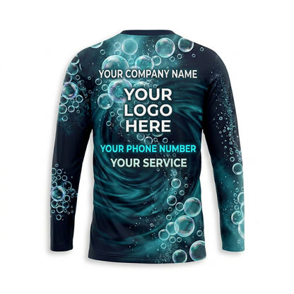 Custom Bleach-Resistant Pressure Washing Uniform Shirt 082