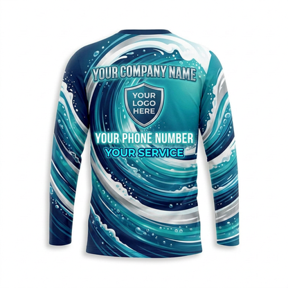 Custom Bleach-Resistant Pressure Washing Uniform Shirt 091